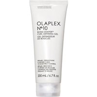 White tube of Olaplex No.10 Bond Shaper Curl Defining Gel, 200ml, with black text and flip-top cap.