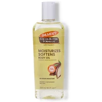Palmer's Cocoa Butter Formula Body Oil, 250ml clear bottle with brown label and white cap.