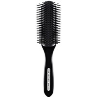 Black Paul Mitchell 407 Styling Brush with white logo, cushioned base, and nylon bristles.
