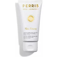 White tube of Perris Swiss Skin Fitness Peeling Lifting Anti-Age Soft 50ml with gold logo and text.