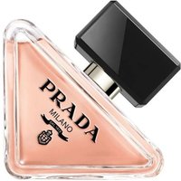 Triangular Prada Paradoxe Eau de Parfum Spray 50ml with black cap and clear glass bottle.