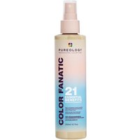 Pureology Color Fanatic Multi-Tasking Spray 200ml, beige bottle with purple text and pink cap.