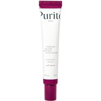 Purito SEOUL Timeless Bloom Retinol Spot Cream in white tube with purple cap, 30ml size, anti-aging formula.