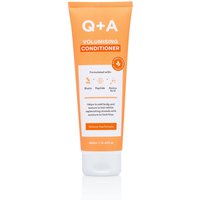 Orange tube of Q+A Volumising Conditioner 250 ml with white cap and bold white text.