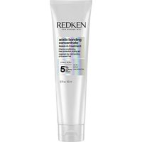 White tube of Redken Acidic Bonding Concentrate Leave-in Treatment, 150ml, with black and purple text.