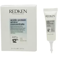 Redken Acidic Protein Amino Concentrate box and tube, white packaging with black text, 10 x 10ml size.