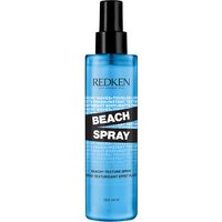 Blue Redken Beach Spray bottle with black cap and bold black label for hair texture, 150ml.