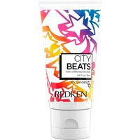 Redken City Beats Clear Hair Colour 85ML tube with colorful star design and white cap.
