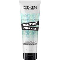 White tube of Redken Sculpting Curl Gel 250ml with black cap and bold black label.