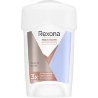 Rexona Maximum Protection 96h Anti-Perspirant Cream, 45ml, white container with silver and blue label accents.