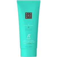 Turquoise Rituals Karma After Sun Hydrating Lotion tube, 200ml, with white text and logo on the front.