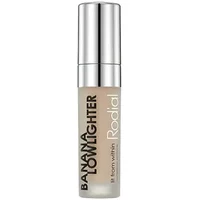 Rodial Banana Lowlighter 5.5ml, sleek tube with silver cap, black and white text on a frosted beige container.