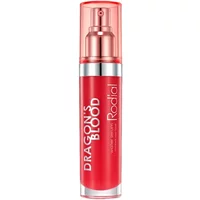 Red Rodial Dragon's Blood Water Serum 30ml bottle with silver accents and pump dispenser.