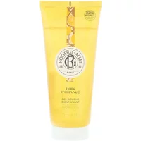 Yellow tube of Roger & Gallet Bois d'Orange Shower Gel 200ml with white logo and orange accents.