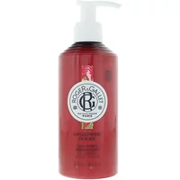 Red Roger & Gallet Gingembre Rouge Body Lotion 250ml with white pump and circular logo on front.