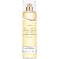 Sabrina Carpenter Lemon Pie Body Mist 236ml in a clear bottle with gold accents and yellow liquid.