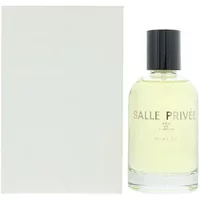 Salle Privee Rialto Eau De Parfum 100ml, clear glass bottle with black cap, minimalist white box.