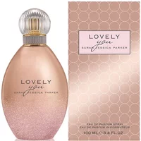 Lovely You Eau De Parfum by Sarah Jessica Parker, 100ml, pink gradient bottle with gold cap, matching box.