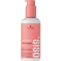 Pink Schwarzkopf OSiS+ Upload Bodifying Cream bottle with pump dispenser, 200ml size.