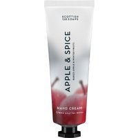 Scottish Fine Soaps Apple & Spice Hand Cream 30ml, white tube with apple design and black cap.