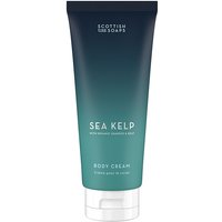Dark blue to teal gradient tube of Scottish Fine Soaps Sea Kelp Body Cream, 200ml, with white cap.