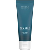 Teal tube of Scottish Fine Soaps Sea Kelp Body Wash, 75ml, with white cap and minimalist text design.