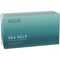 Green gradient box of Scottish Fine Soaps Sea Kelp Cleansing Bar, 220g, with white text and minimalist design.