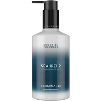 White and teal pump bottle of Scottish Fine Soaps Sea Kelp Conditioner, 300ml, with black pump and minimalist design.