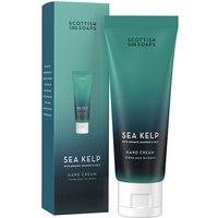 Sea Kelp Hand Cream 75ml tube with gradient teal design, in matching carton by Scottish Fine Soaps.