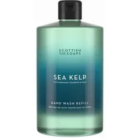 Sea Kelp Hand Wash Refill 750ml by Scottish Fine Soaps, in a gradient blue-green bottle with black cap.