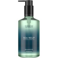 Sea Kelp Shampoo 300ml by Scottish Fine Soaps in a clear green pump bottle with black dispenser.