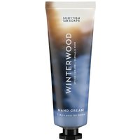 Winterwood Hand Cream 30ml by Scottish Fine Soaps, in a blue and brown gradient tube with black cap.
