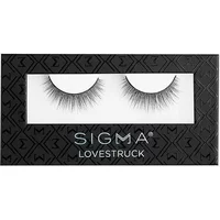 Sigma Beauty Lovestruck false lashes in black, featuring a wispy, voluminous design in a black patterned box.