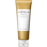 Madagascar Centella Ampoule Foam Cleanser in a beige and white tube with black text, 125ml by Skin1004.