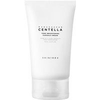 White tube of Skin1004 Tone Brightening Capsule Cream with black text and minimalist design, 75 ml size.