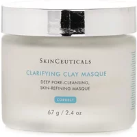 SkinCeuticals Clarifying Clay Masque in a white jar with a silver lid, blue text detailing, 60ml size.