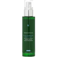 Green bottle of SkinCeuticals Phyto Corrective Essence Mist with clear spray cap, 50ml.