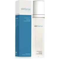 Clear bottle of SkinSense Hydranet Intense Concentrate 50ml with white cap, next to blue and white box.
