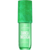 Green Sol De Janeiro Danca Mistica Perfume Mist bottle with translucent cap and white text.