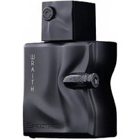 Spectre Wraith 80ml EDP by FA Paris, black sculpted bottle with embossed logo and angular cap.