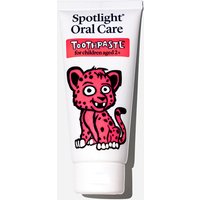 Spotlight Oral Care Kids Cheetah Toothpaste, 100ml tube, white with cartoon pink cheetah and strawberry flavor label.