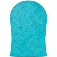 Teal St. Tropez Luxe Double-Sided Applicator Mitt with embossed logo pattern.