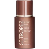 St. Tropez bronzing tint in a metallic bronze bottle with white text, 30ml size.