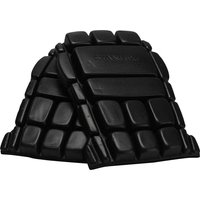 Black Stanley Insert Knee Pads with segmented cushioning and flexible design.