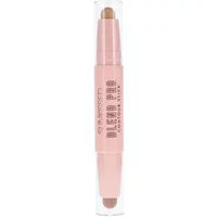 Pink dual-ended Sunkissed Blend Pro Contour Stick with clear caps, featuring a creamy beige contour shade.
