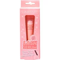 Pink Sunkissed Length & Grow Lash Serum 7ml in a matching pink box with white text and decorative elements.