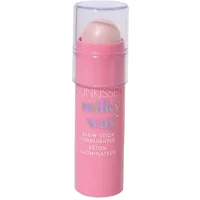 Pink Sunkissed Milky Way Glow Stick Highlighter with clear cap and iridescent lettering, 6.4g size.