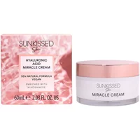 Sunkissed Skin Miracle Cream 60ml in a pink and white jar with matching pink box featuring floral design.