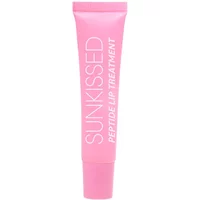 Pink Sunkissed Skin Peptide Lip Treatment tube, 13ml, with white text and sleek design.