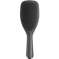 Black Tangle Teezer Large Wet Detangler with wide paddle and flexible bristles.